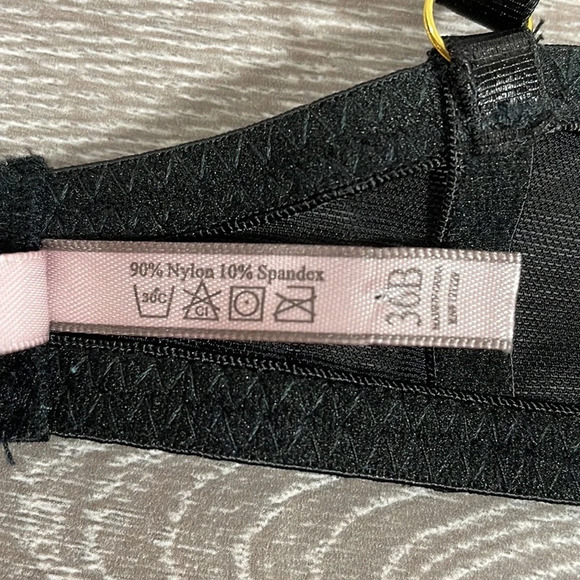 NWT Body Frosting Black Lace Push Up Bra 36B - Picture 14 of 16